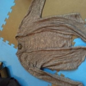 Lucky brand open-front 3/4 lightweight cardigan